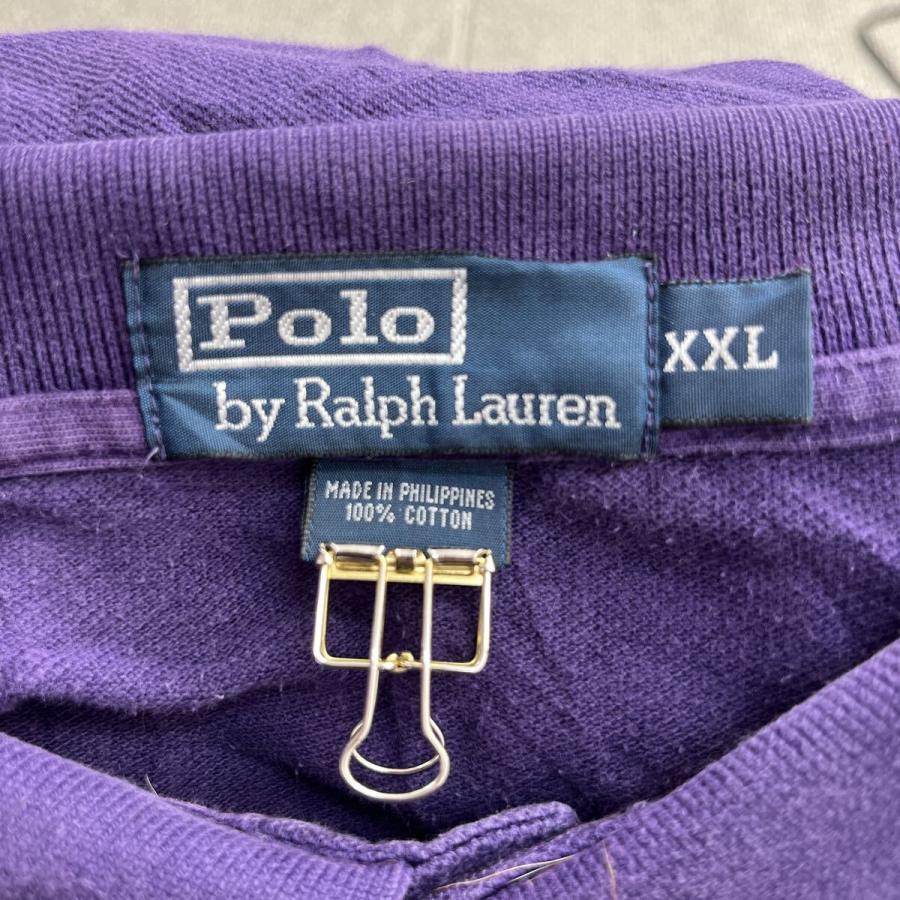 POLO Ralph Lauren 長袖 ポロシャツ 2XL パープル ポロラルフローレン