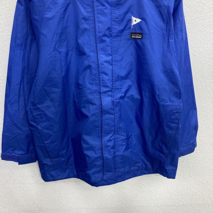 patagonia ナイロンジャケット キッズM ブルー パタゴニア ジップ