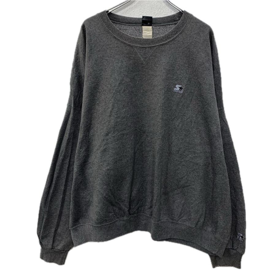 メキシコ製 STARTER ロゴスウェット トレーナー 4XL ダークグレー