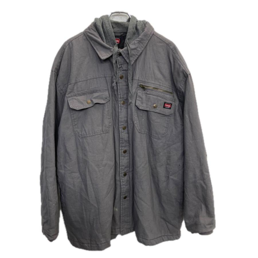 Wrangler ワークジャケット 2XL グレー ラングラー スナップボタン