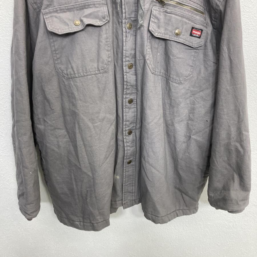 Wrangler ワークジャケット 2XL グレー ラングラー スナップボタン