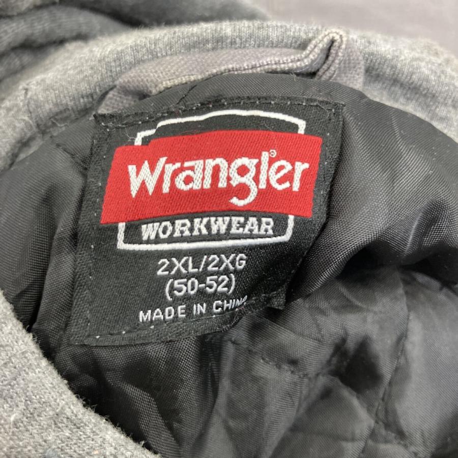 Wrangler ワークジャケット 2XL グレー ラングラー スナップボタン