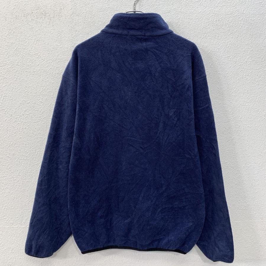 USA製 NAUTICA フリースジャケット M ネイビー ノーティカ ハーフ 