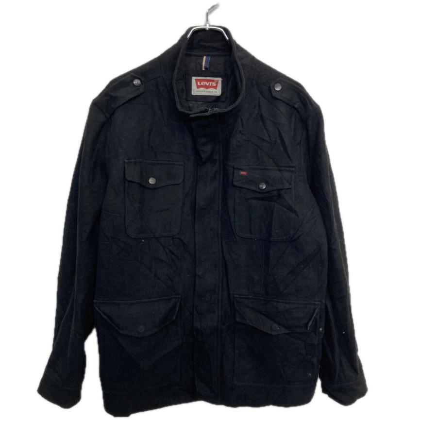 Levi's ワークジャケット XL ブラック リーバイス ジップアップ