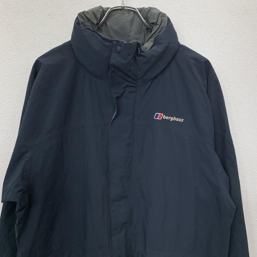 00s Berghaus ナイロンハーフコート M ネイビー バーグハウス GORE-TEX