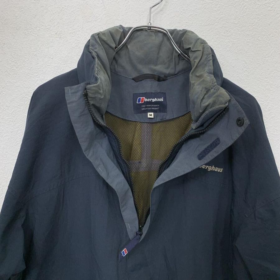00s Berghaus ナイロンハーフコート M ネイビー バーグハウス GORE-TEX