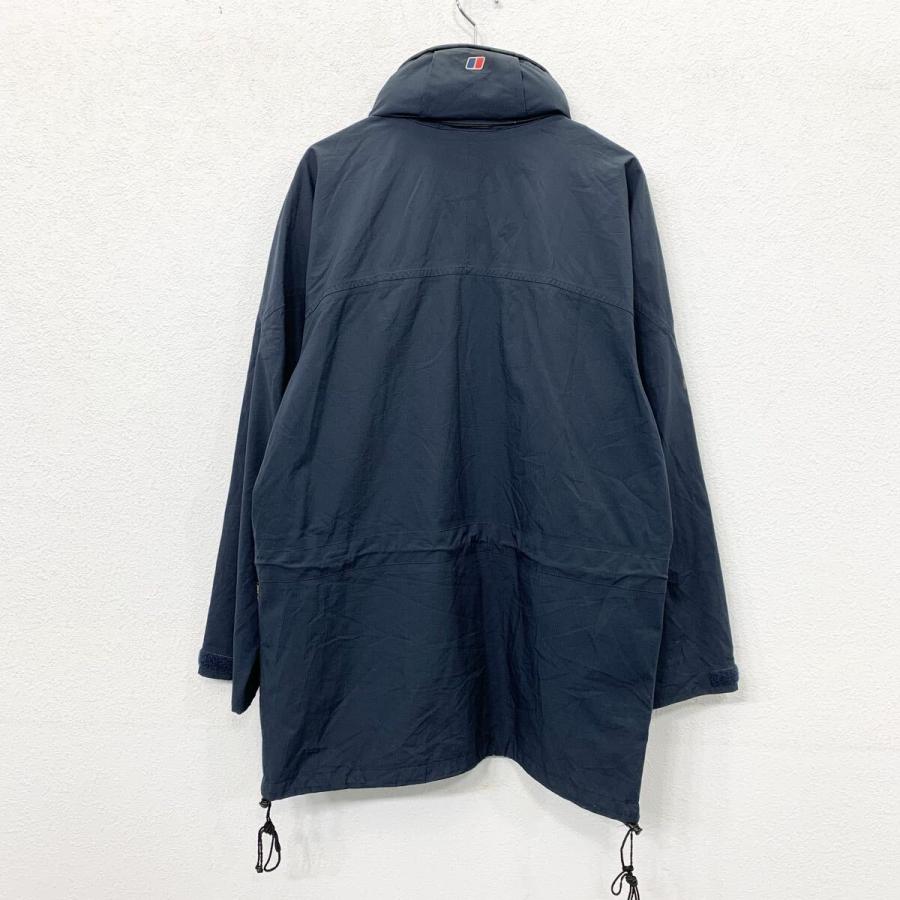 00s Berghaus ナイロンハーフコート M ネイビー バーグハウス GORE-TEX