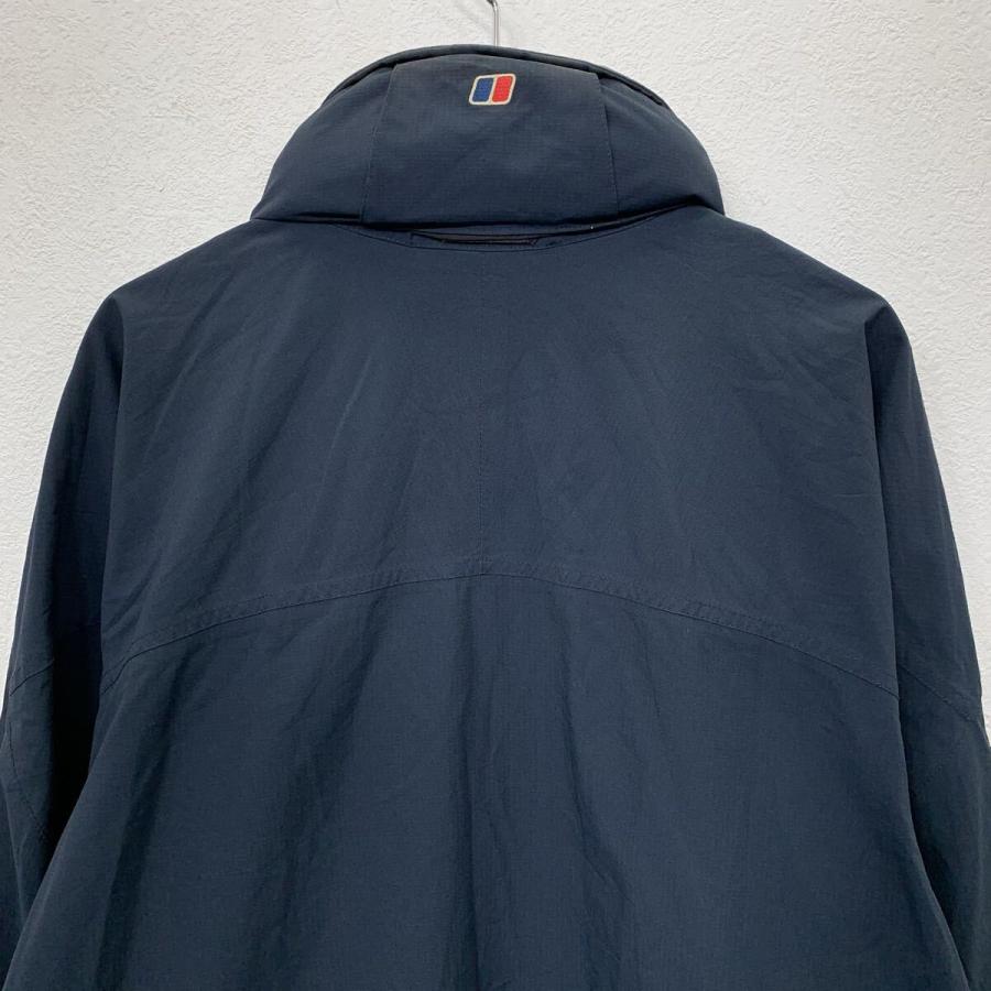00s Berghaus ナイロンハーフコート M ネイビー バーグハウス GORE-TEX