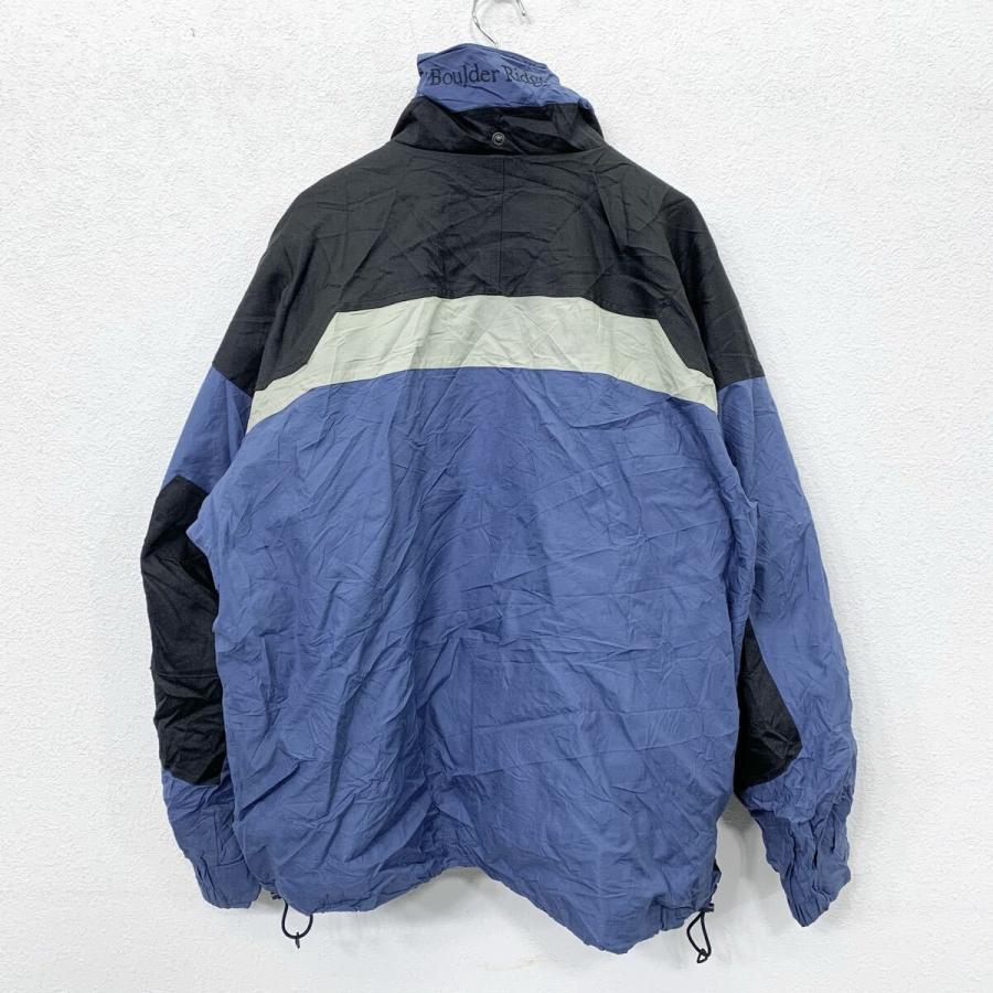 00s Columbia ナイロンジャケット L ブルーグレー ブラック グレー