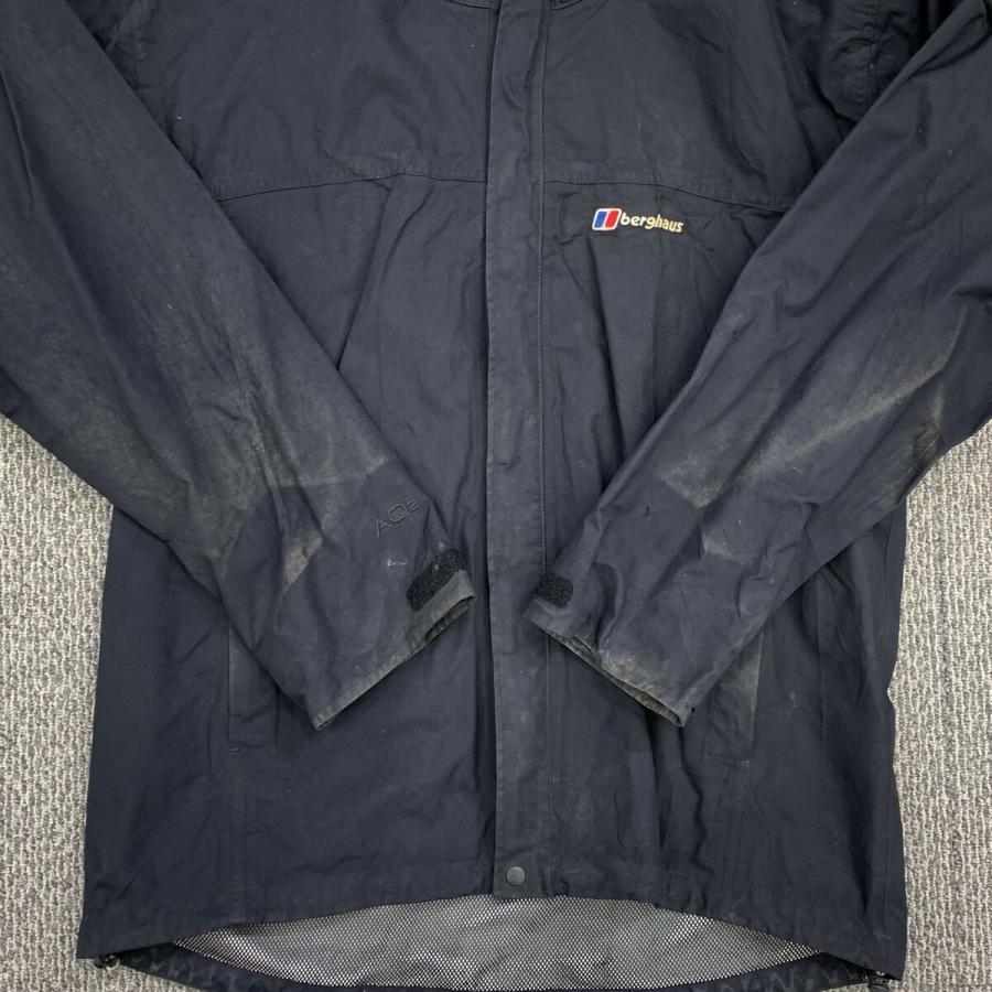 00s Berghaus ナイロンジャケット L ブラック バーグハウス AQ2 春秋物