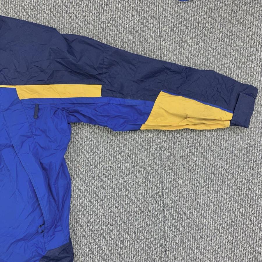 00s Columbia ナイロンジャケット XL ブルー イエロー ネイビー