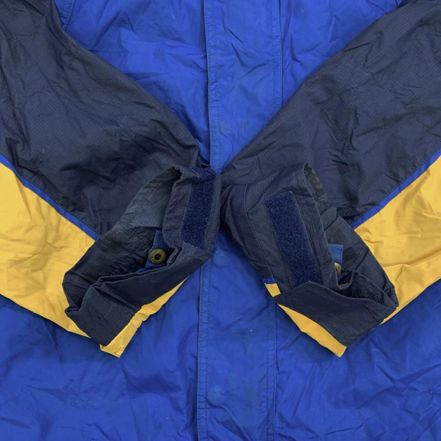 00s Columbia ナイロンジャケット XL ブルー イエロー ネイビー