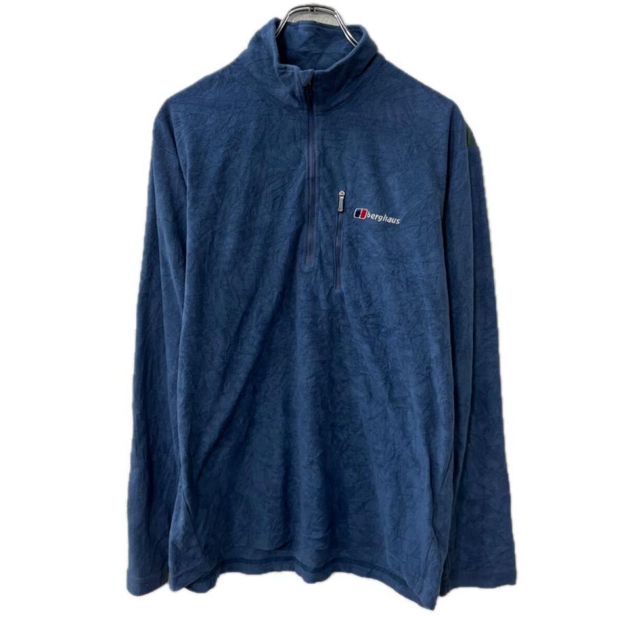 【新品】 Berghaus バーグハウス フリース Sサイズ ネイビー イギリス製 90年代 ビンテージ berghaus バーグハウス フルジップ