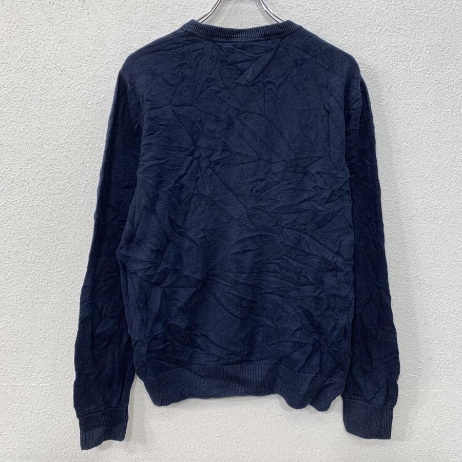 TOMMY HILFIGER コットンニット セーター L ネイビー トミー 