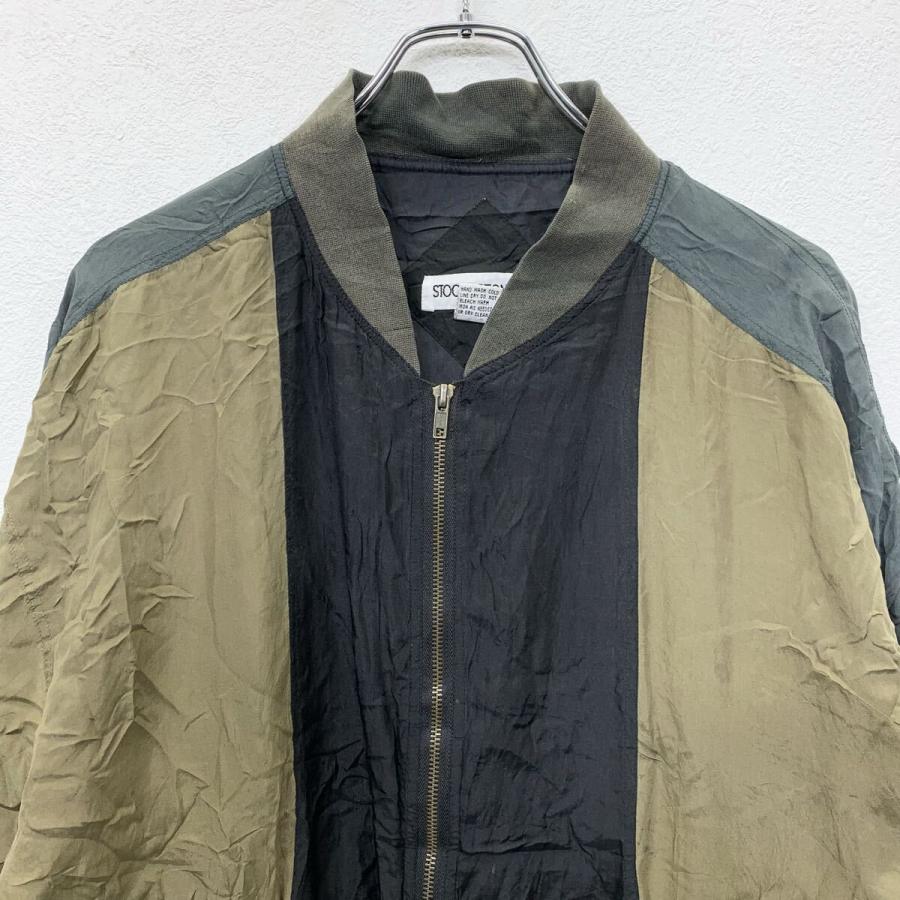 STOCK OPTIONS ジャケット M オリーブ ベージュ ブラック ストック 