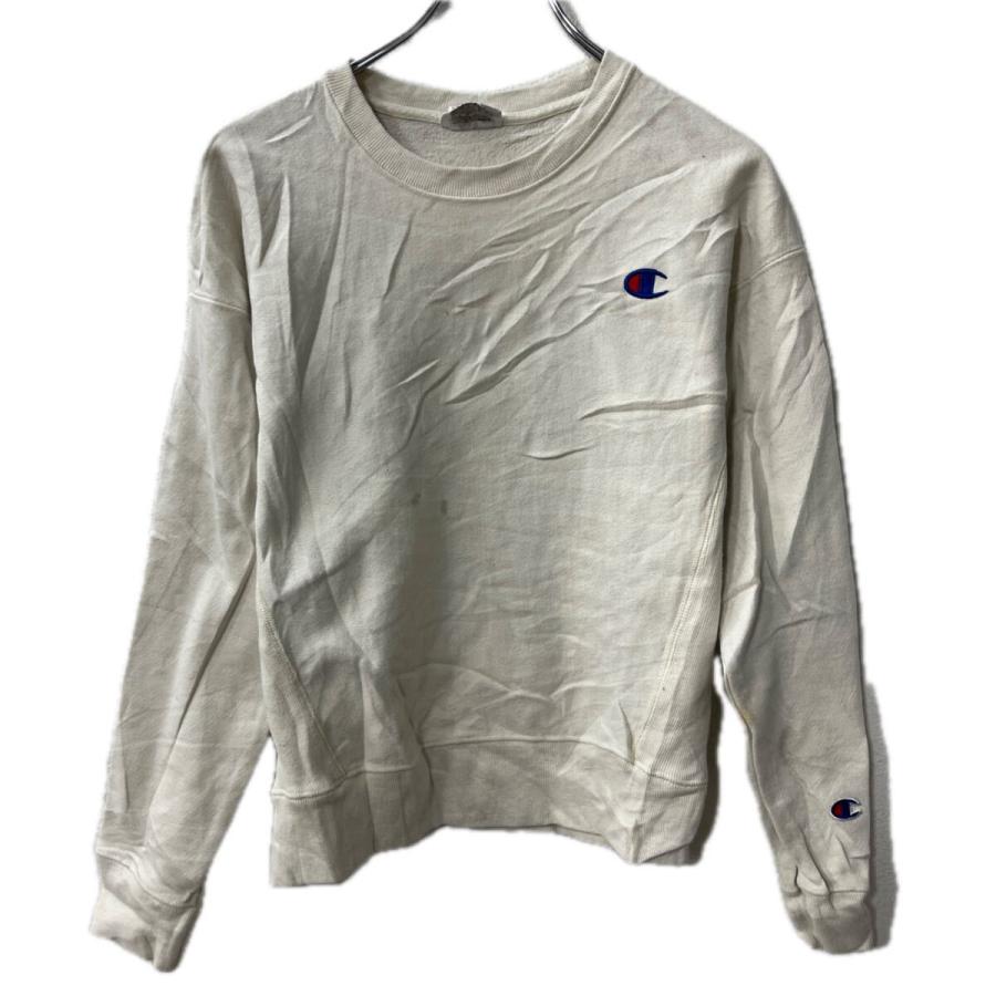 Champion ロゴスウェット トレーナー XS ホワイト チャンピオン 裏起毛