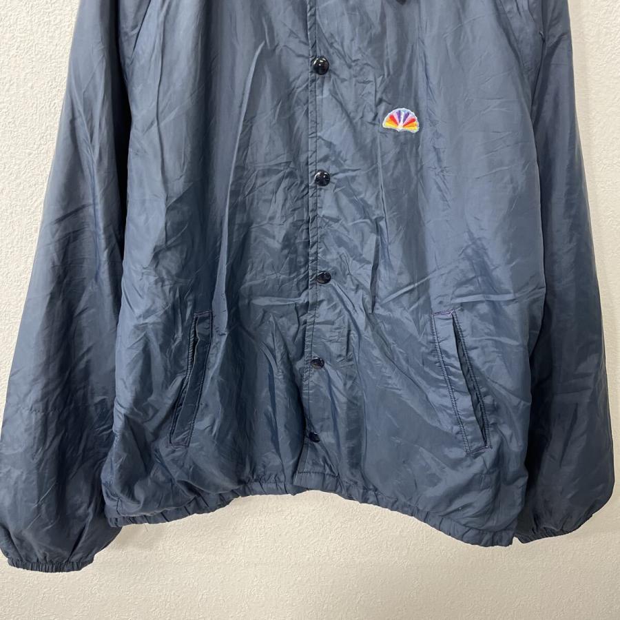 USA製 Champion コーチジャケット L ネイビー チャンピオン スナップ