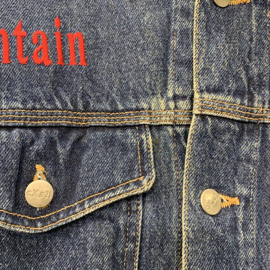 メキシコ製 CXS21 デニムジャケット XL インディゴブルー ボタン 胸