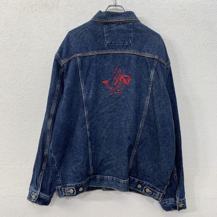 メキシコ製 CXS21 デニムジャケット XL インディゴブルー ボタン 胸
