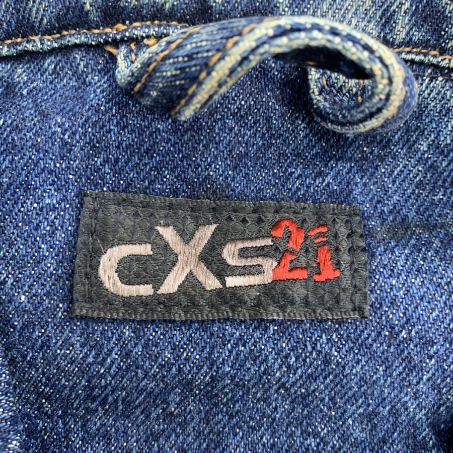 メキシコ製 CXS21 デニムジャケット XL インディゴブルー ボタン 胸