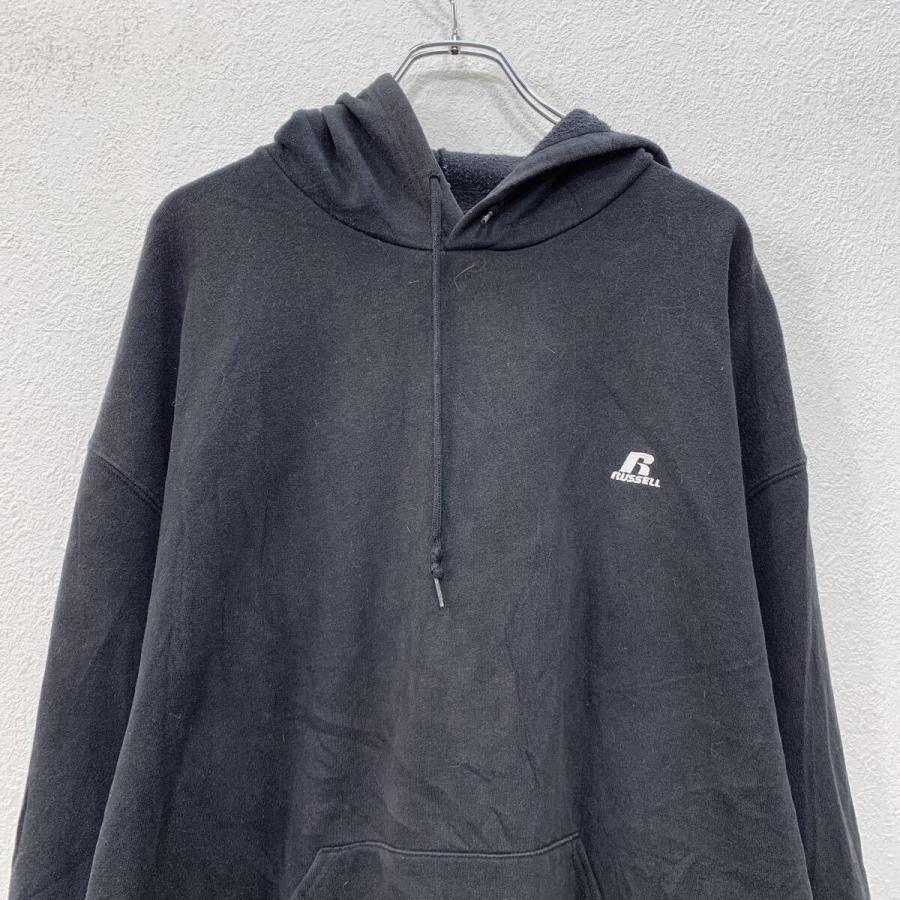RUSSELL ATHLETIC ロゴスウェット パーカー XL ブラック ラッセル 