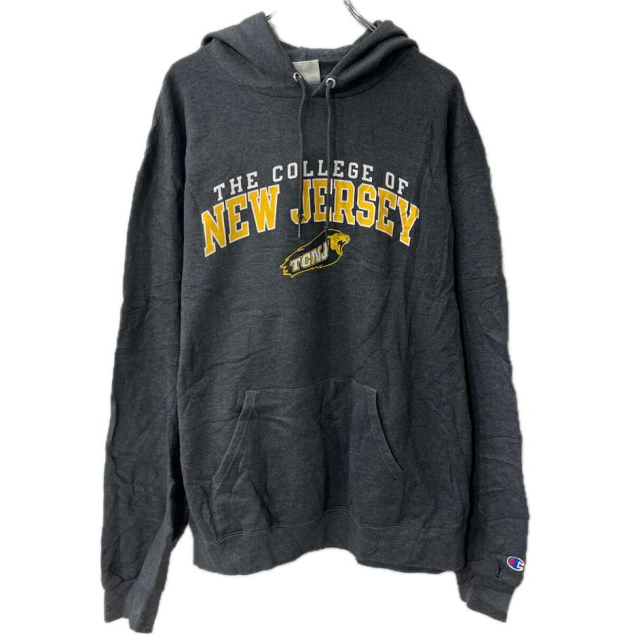 Champion ロゴスウェット パーカー XL ダークグレー チャンピオン