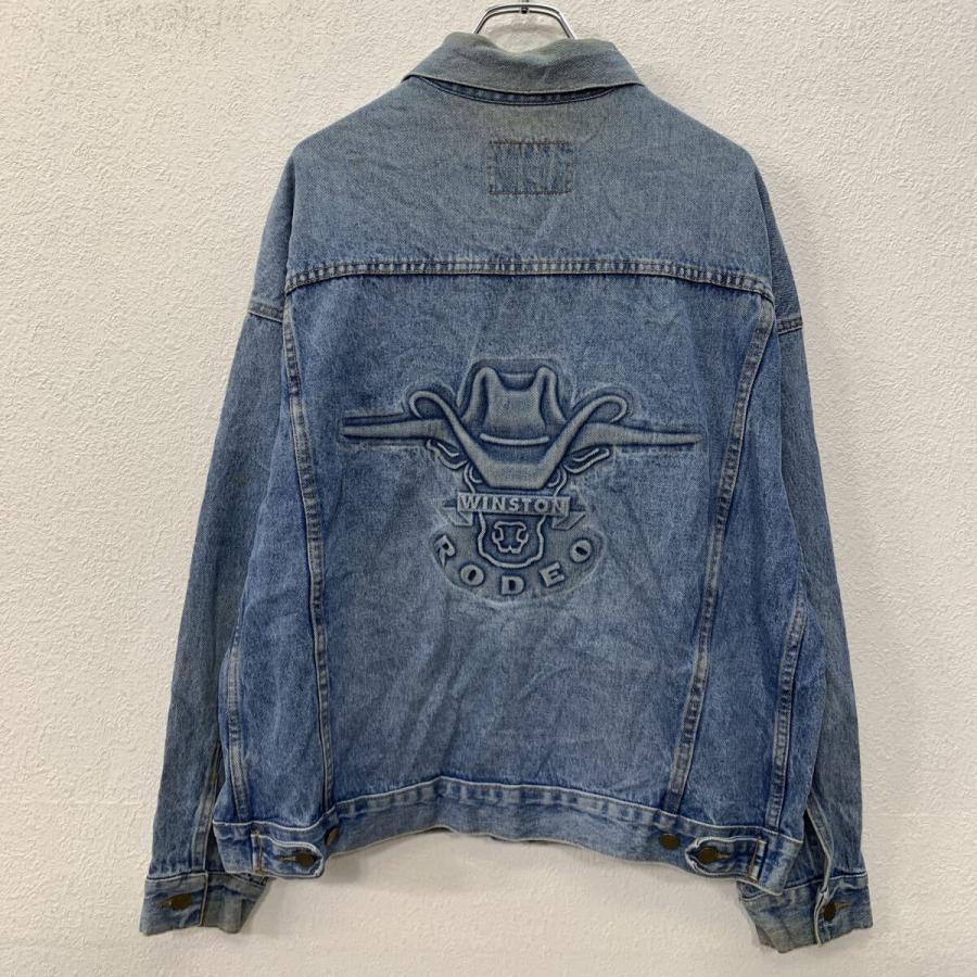 AMERICAN BORN デニムジャケット L ブルー ボタン 胸ポケット 