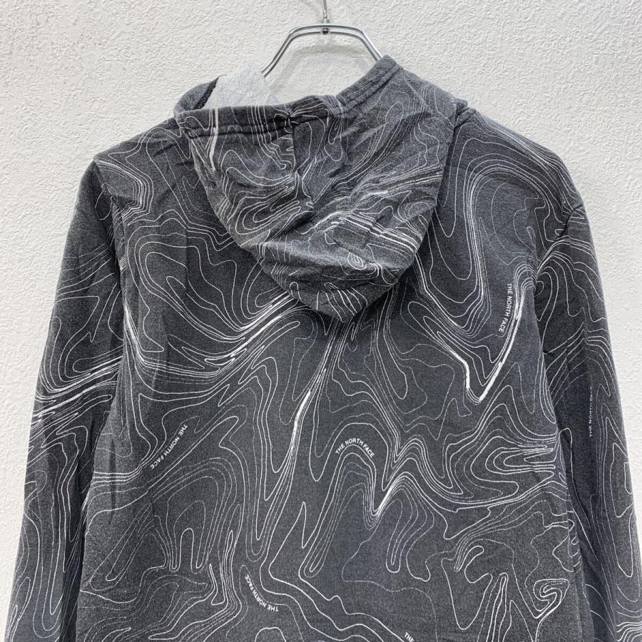 THE NORTH FACE プリントスウェット パーカー XL グレー ホワイト ザ 