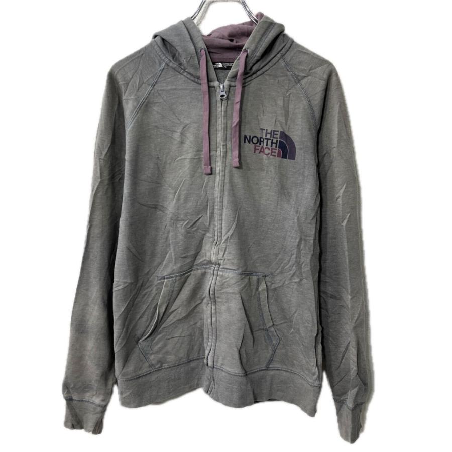 THE NORTH FACE」 ジップアップパーカー L グレー レディース メキシコ 