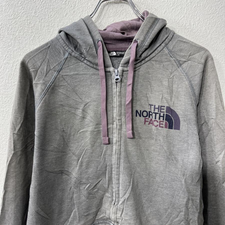メキシコ製 THE NORTH FACE ロゴスウェット パーカー レディース L 