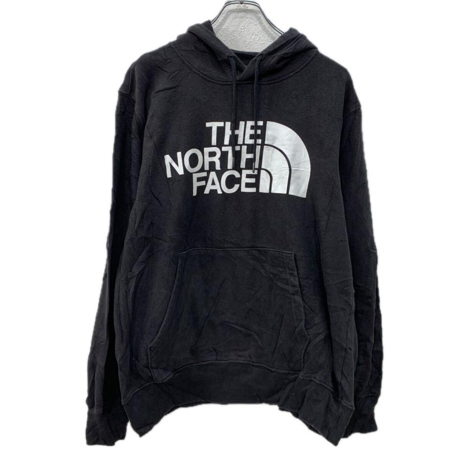 THE NORTH FACE プリントスウェット パーカー L ブラック ザノース 