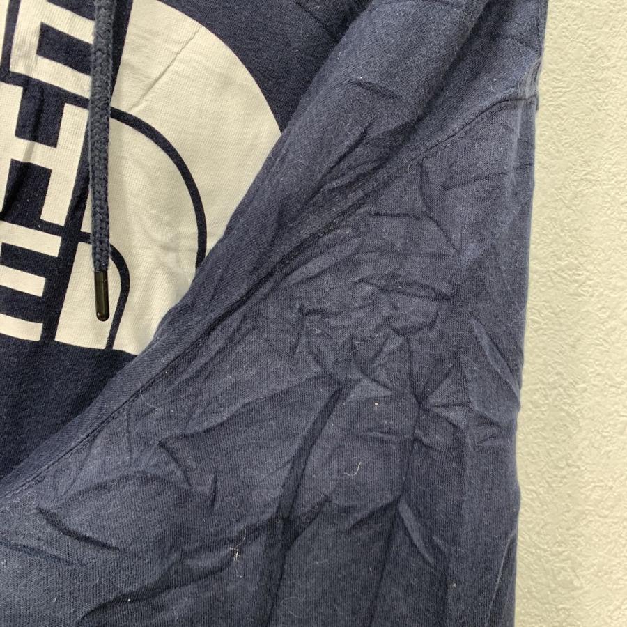 THE NORTH FACE プリントスウェット パーカー XL ネイビー ザノース 