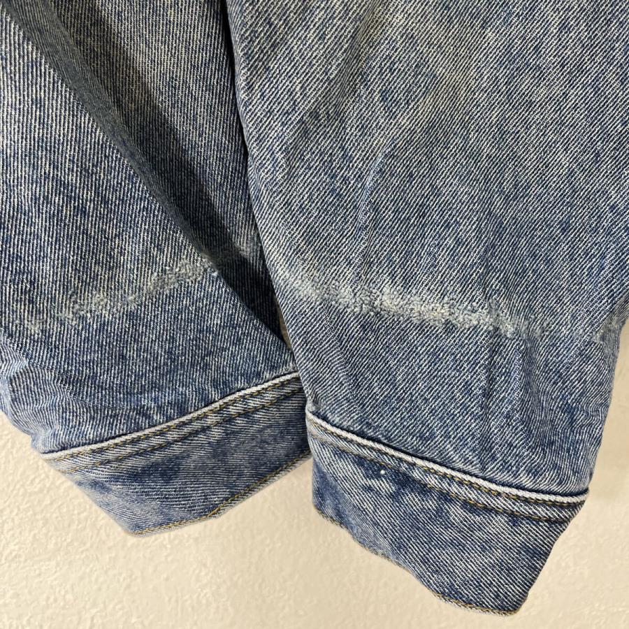 Lee デニムジャケット L インディゴブルー リー ボタン バックプリント