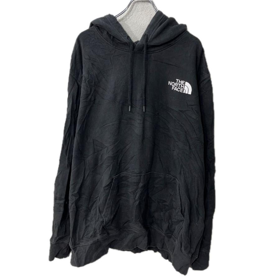 THE NORTH FACE プリントスウェット パーカー 2XL ブラック ノース 