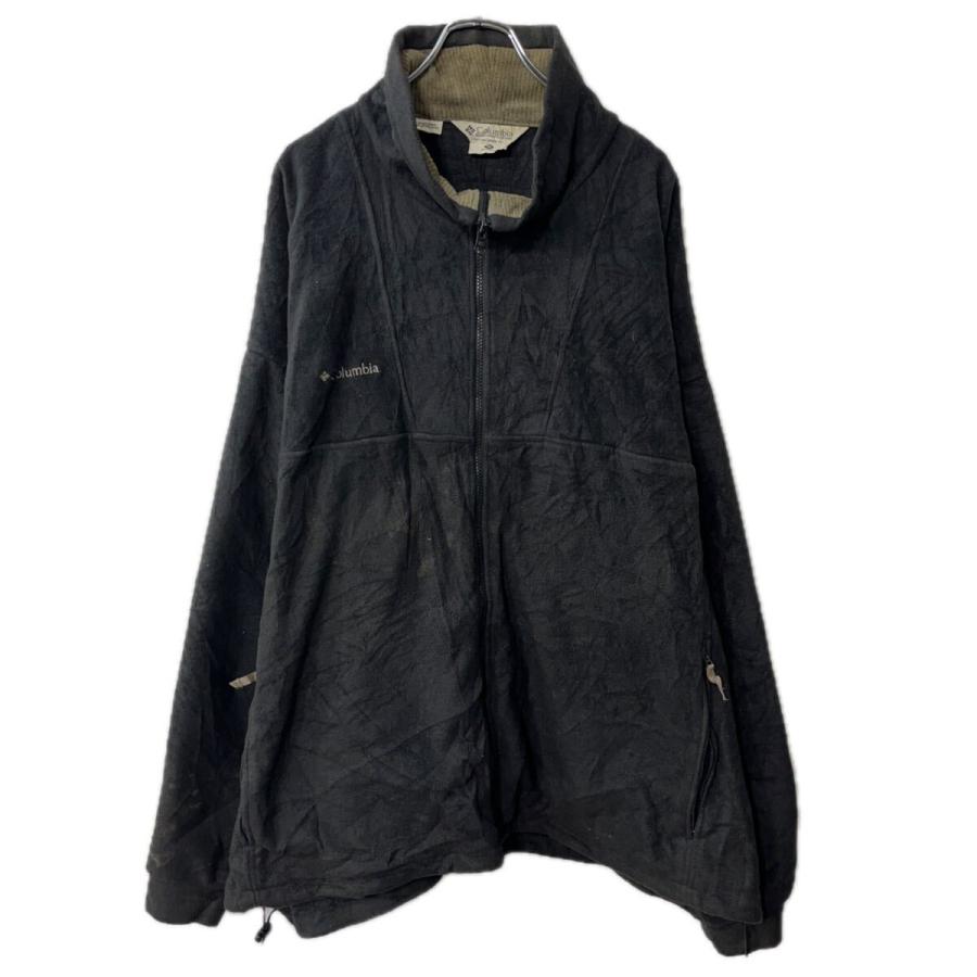 Columbia フリースジャケット 3XL ブラック コロンビア ジップアップ