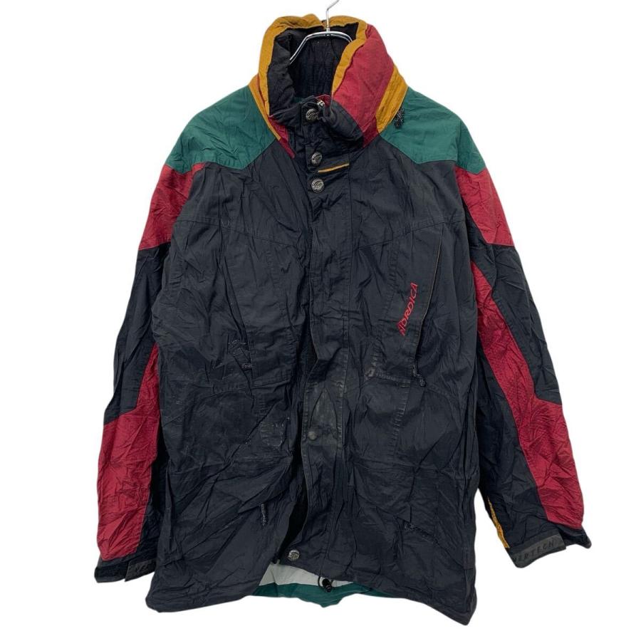 NORDICA ナイロンジャケット L マルチカラー ブラック レッド グリーン