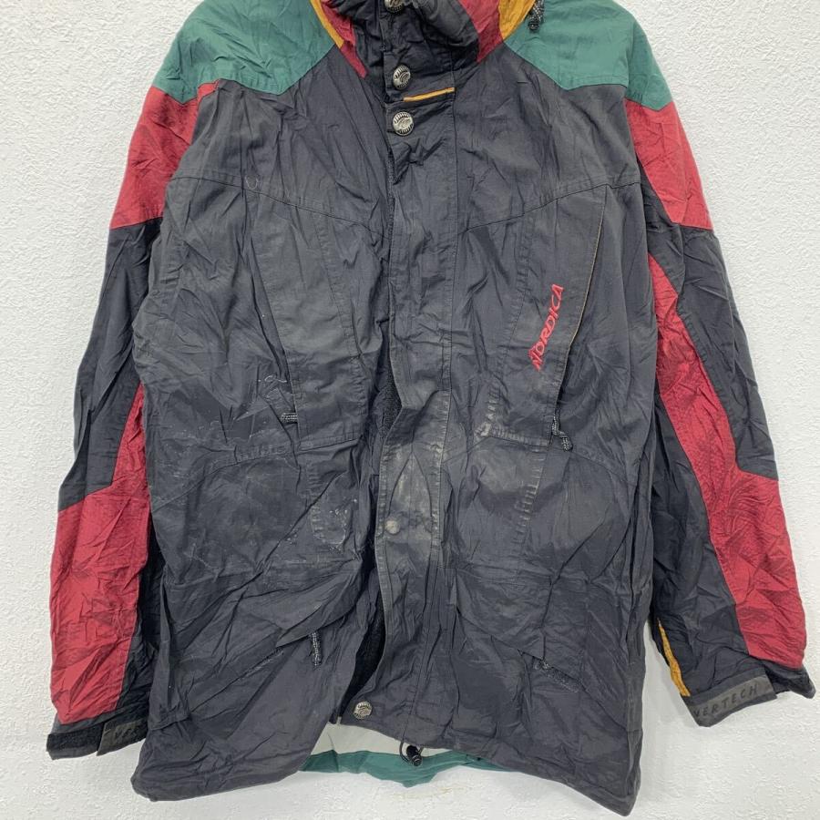 NORDICA ナイロンジャケット L マルチカラー ブラック レッド グリーン