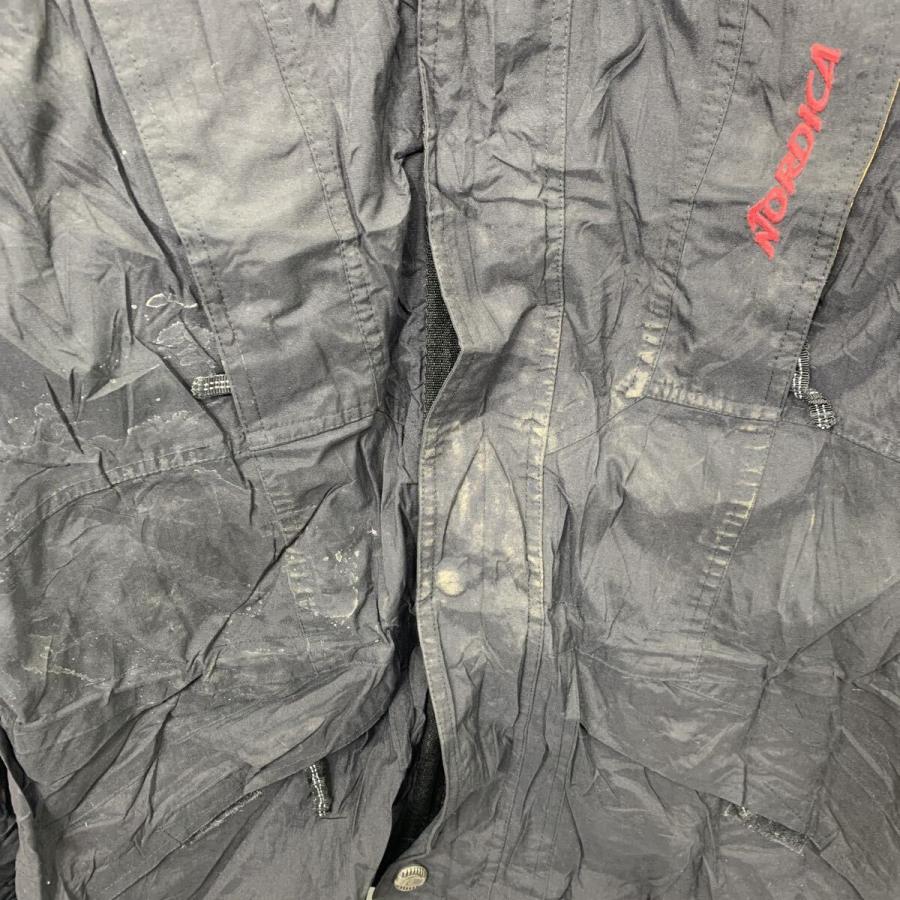 NORDICA ナイロンジャケット L マルチカラー ブラック レッド グリーン