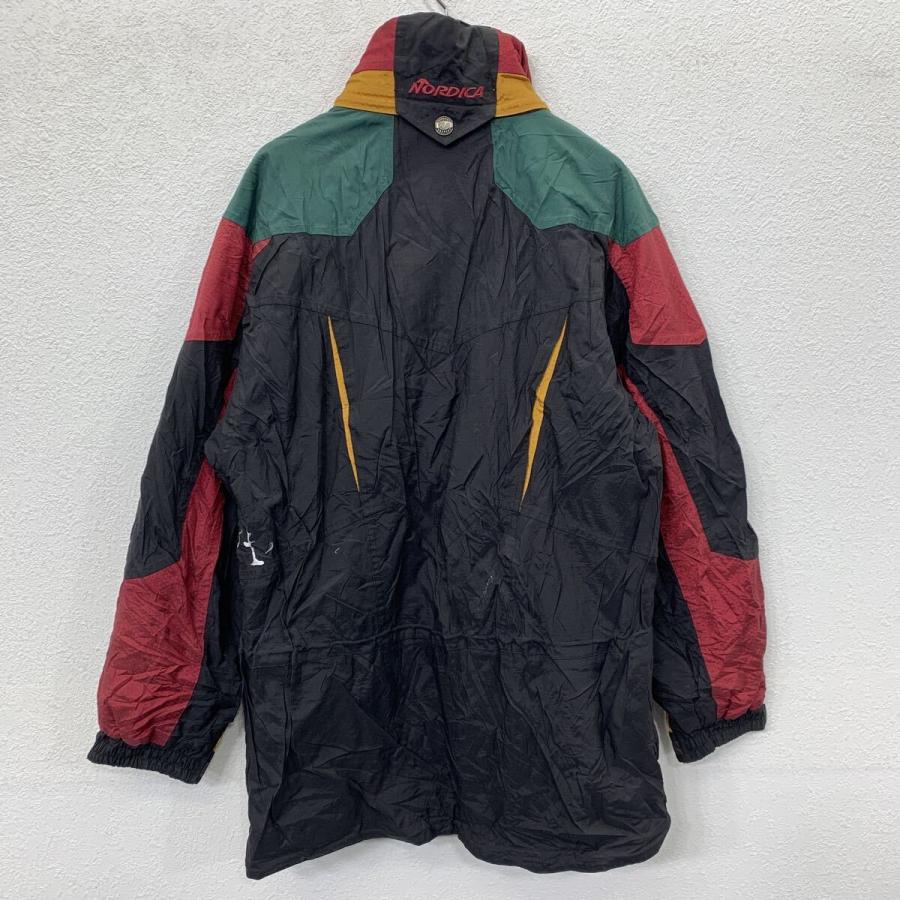 NORDICA ナイロンジャケット L マルチカラー ブラック レッド グリーン