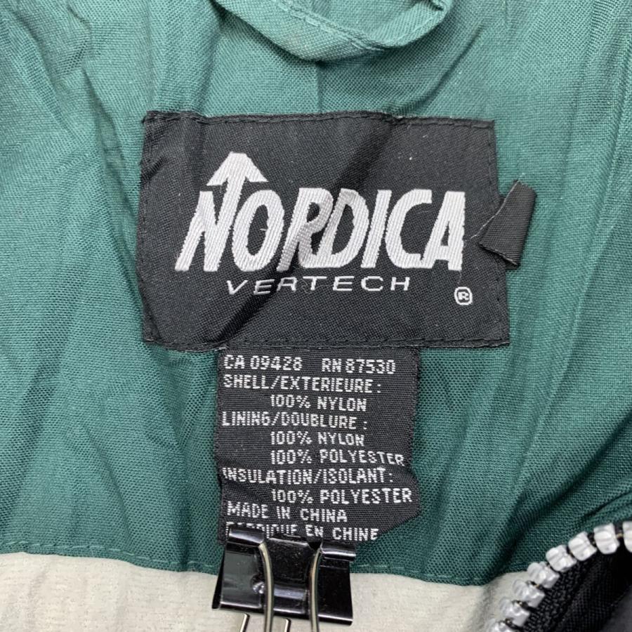 NORDICA ナイロンジャケット L マルチカラー ブラック レッド グリーン