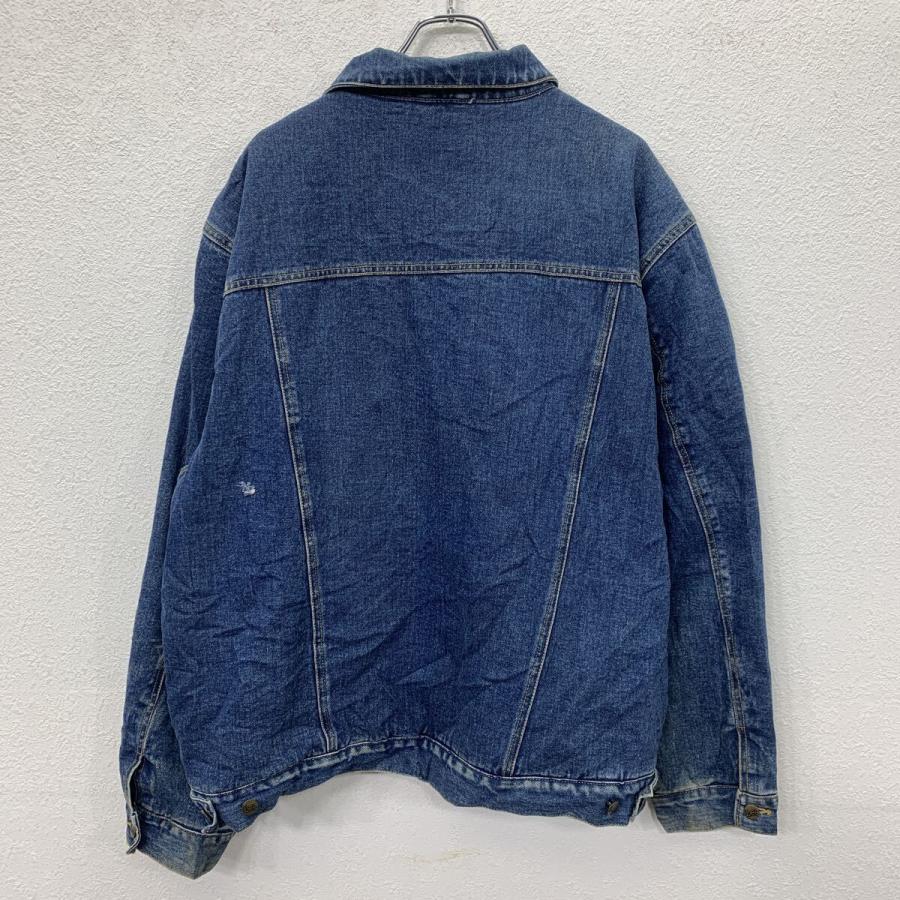 Lee デニムジャケット XL インディゴブルー リー ボタン 裏地ボア 裏地