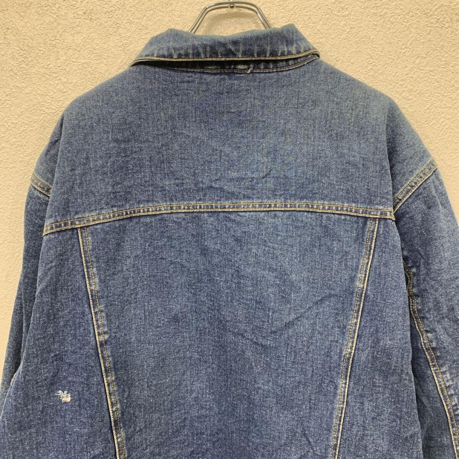 Lee デニムジャケット XL インディゴブルー リー ボタン 裏地ボア 裏地