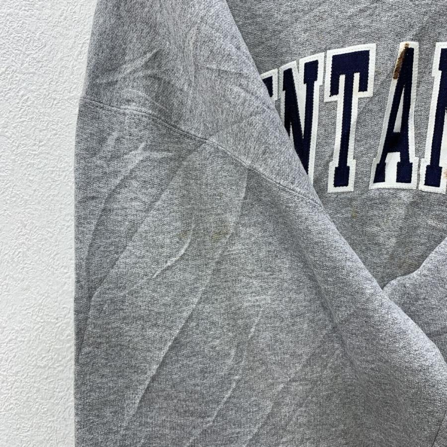 Champion ロゴスウェット トレーナー XXL グレー ネイビー