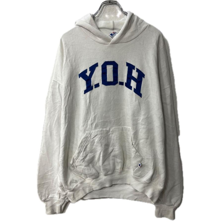 メキシコ製 Russell Athletic ロゴスウェット パーカー 2XL ホワイト 
