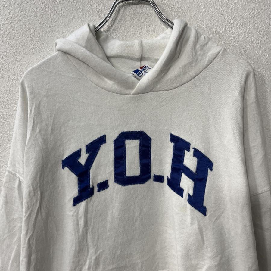 メキシコ製 Russell Athletic ロゴスウェット パーカー 2XL ホワイト 