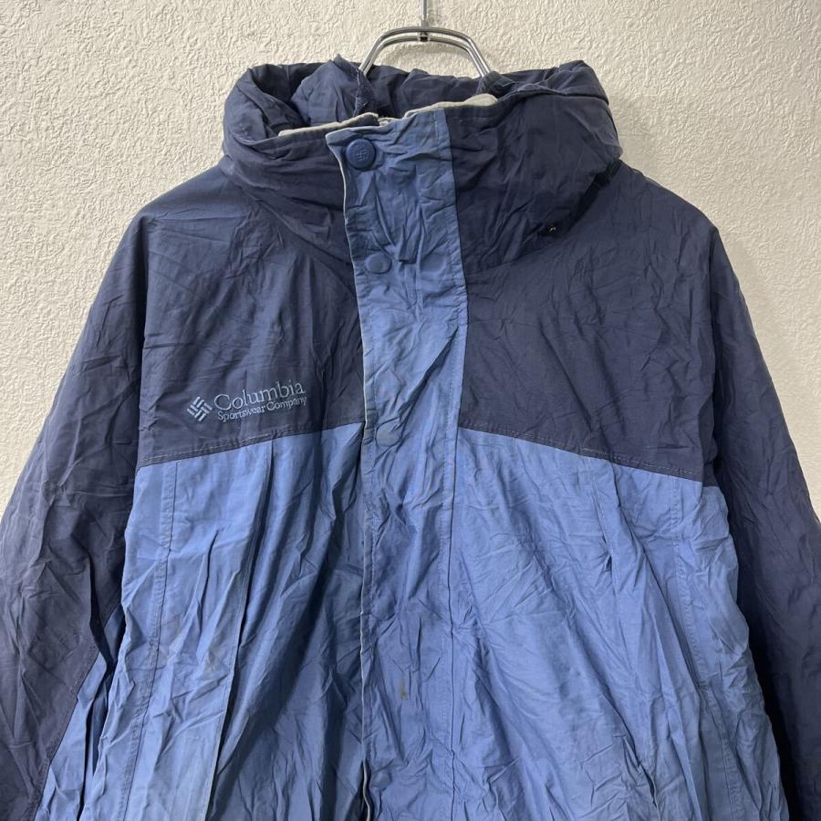 Columbia マウンテンパーカー L ネイビー コロンビア ジップアップ
