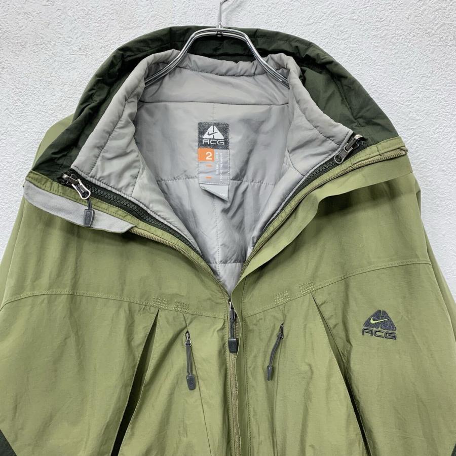 00s NIKE ACG ナイロンジャケット XXL オリーブ系 ナイキエーシージー