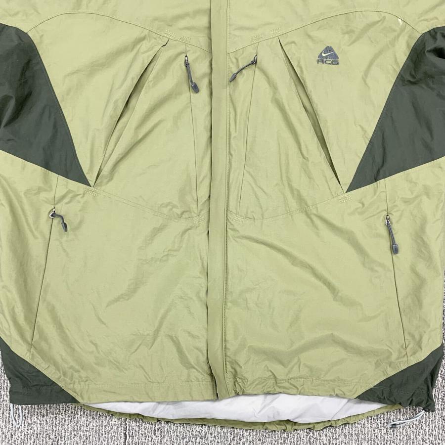 00s NIKE ACG ナイロンジャケット XXL オリーブ系 ナイキエーシージー