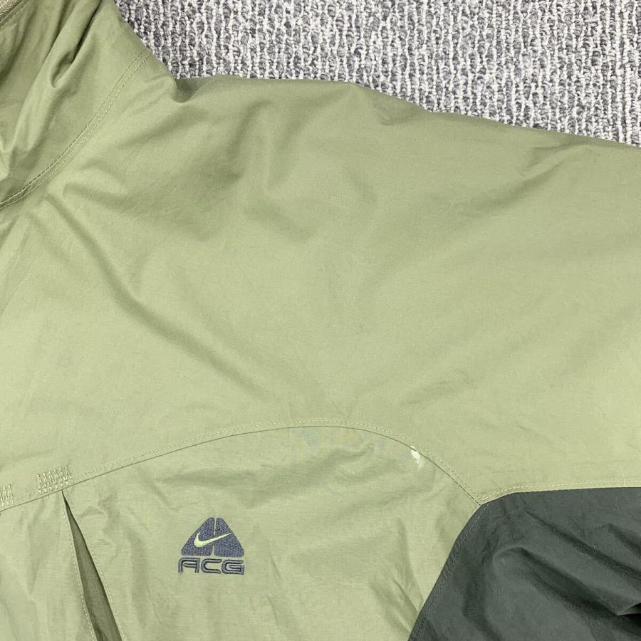 00s NIKE ACG ナイロンジャケット XXL オリーブ系 ナイキエーシージー