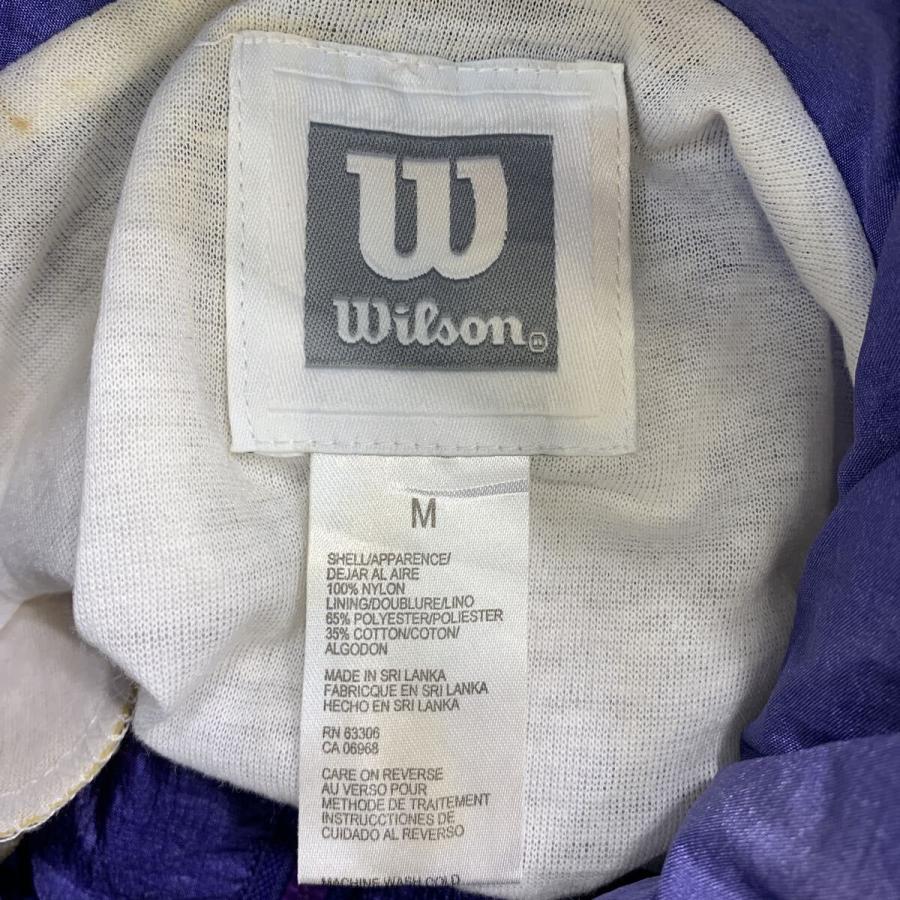 Wilson ナイロンジャケット M パープル マルチカラー ウィルソン